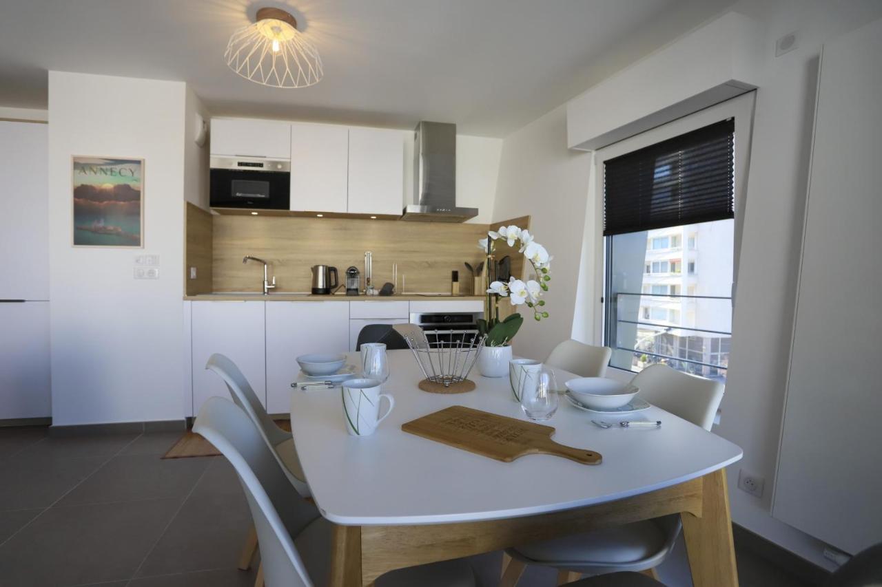 La Plume Vue Lac 3 Etoiles - Garage Prive, Secteur Recherche, Moderne & Tout Equipe, 6 Personnes Annecy Bagian luar foto